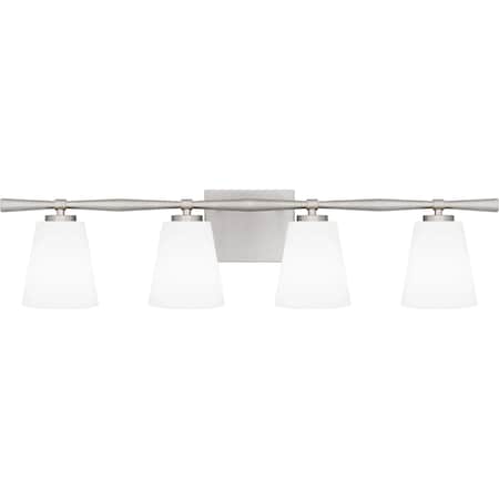 Quoizel Brindley Bath 4 Lights Brushed Nickel. BID8631BN